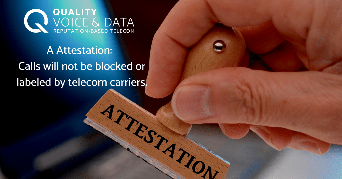 A attestation increases call delivery and answer rate 